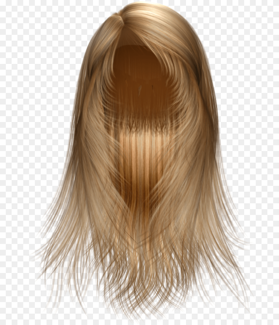 Capelli Donna 5 Image Mmd Realistic Long Hair Texture, Blonde, Person, Adult, Female Free Png