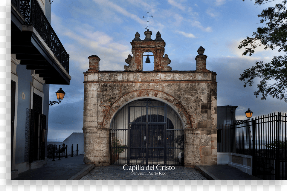 Capilla Del Cristo At Sunset, Gate, Arch, Architecture, Cross Png Image