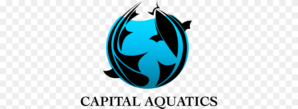 Capital Aquatics Logo Capital Aquatics, Emblem, Symbol, Stencil, Animal Png