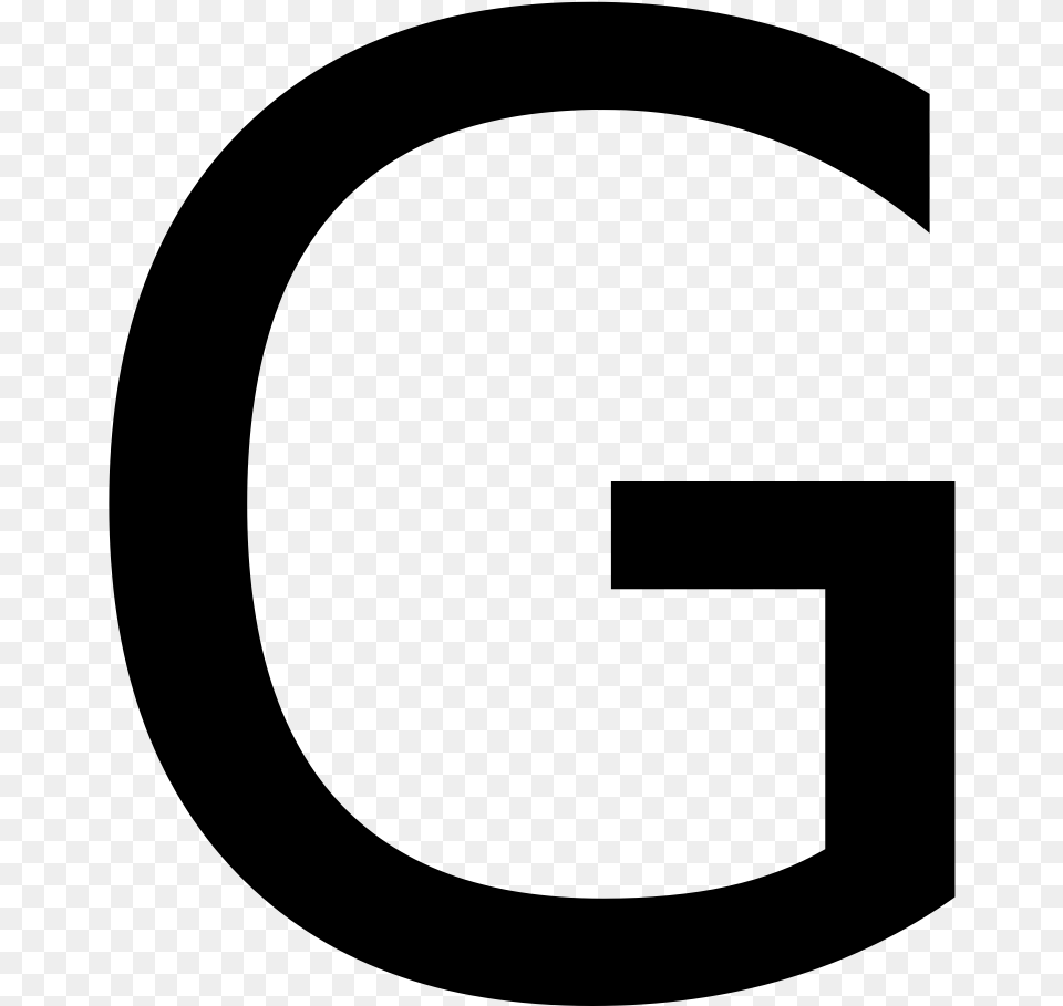 Capital Letter G Capital Letter G, Gray Free Transparent Png