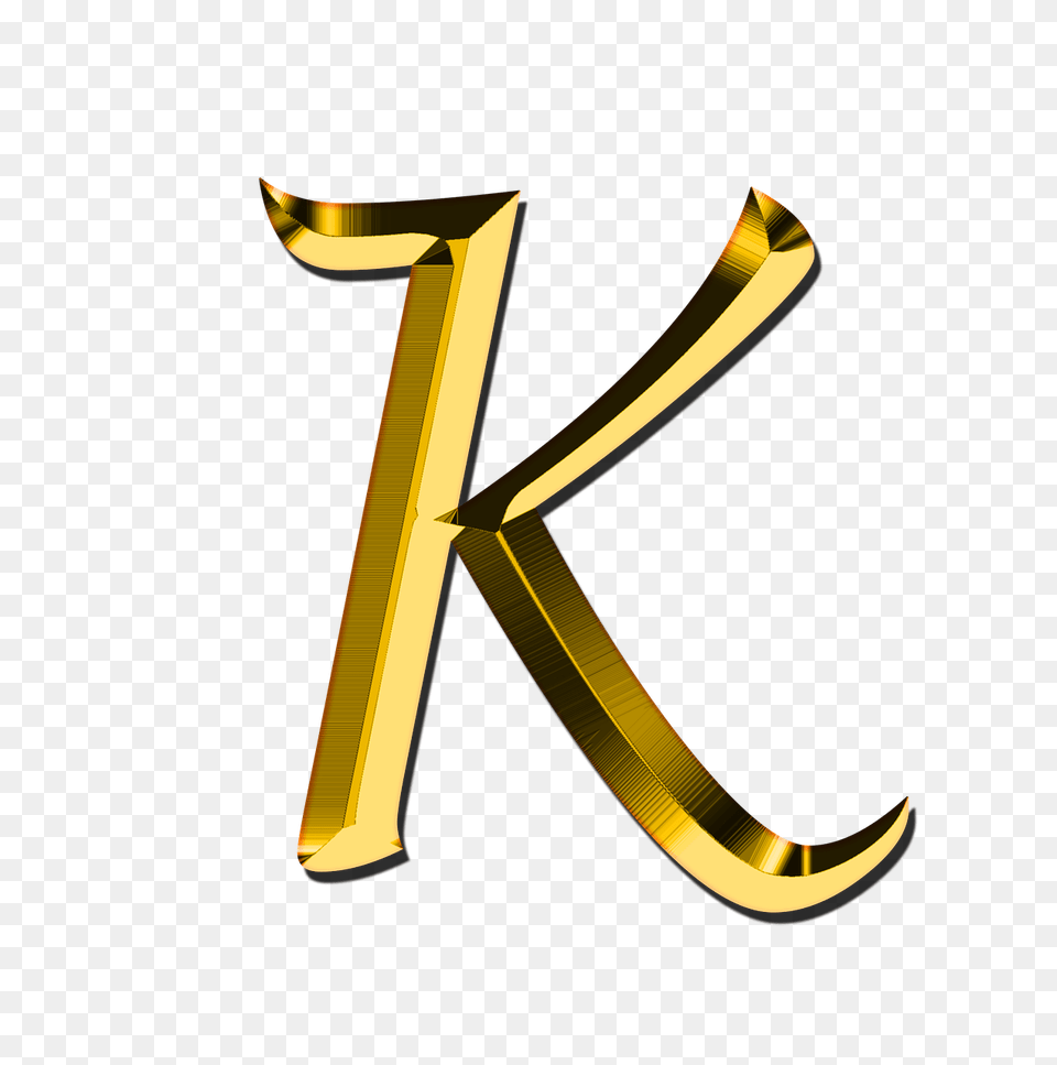 Capital Letter K Transparent, Symbol, Text, Number, Blade Png Image