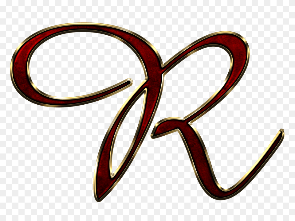Capital Letter R Red, Calligraphy, Handwriting, Text, Smoke Pipe Png