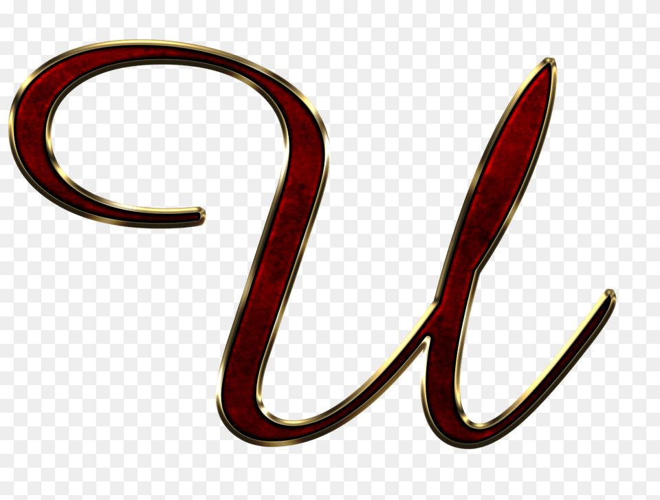 Capital Letter U Red, Text, Smoke Pipe Png Image