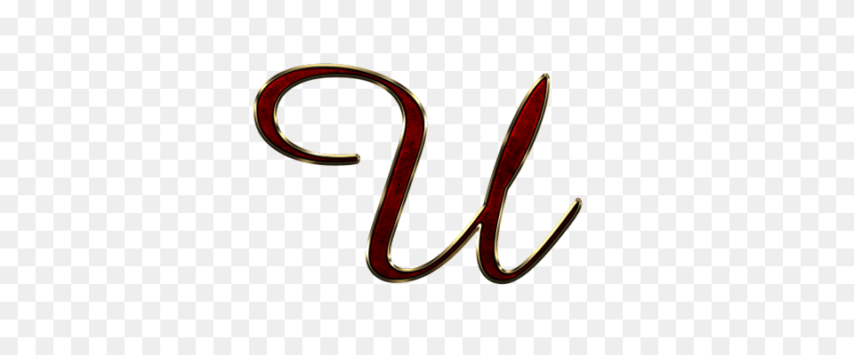 Capital Letter U Red Transparent, Text, Scissors Png Image