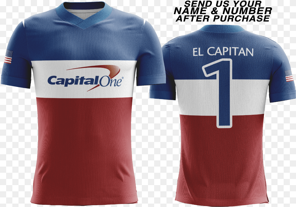 Capital One, Clothing, Shirt, T-shirt, Jersey Free Png