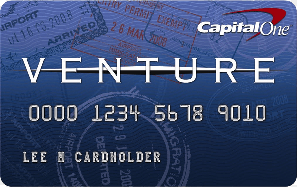 Capital One Capital One Venture Card, Text, Credit Card Free Png