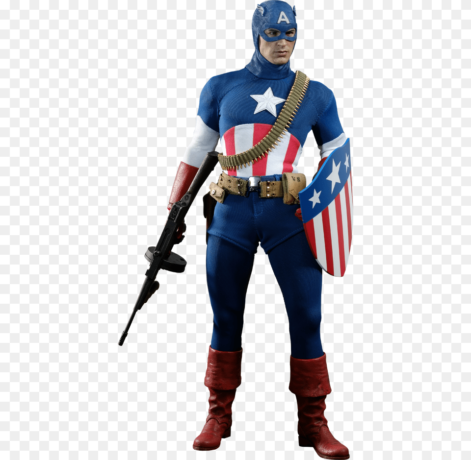Capito America Hot Toys, Clothing, Costume, Person, Adult Png Image