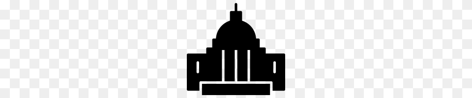 Capitol Building Icons Noun Project, Gray Free Png
