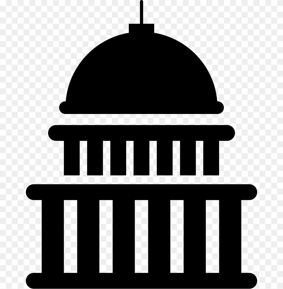 Capitol Building State Government, Architecture, Pillar, Stencil Free Transparent Png