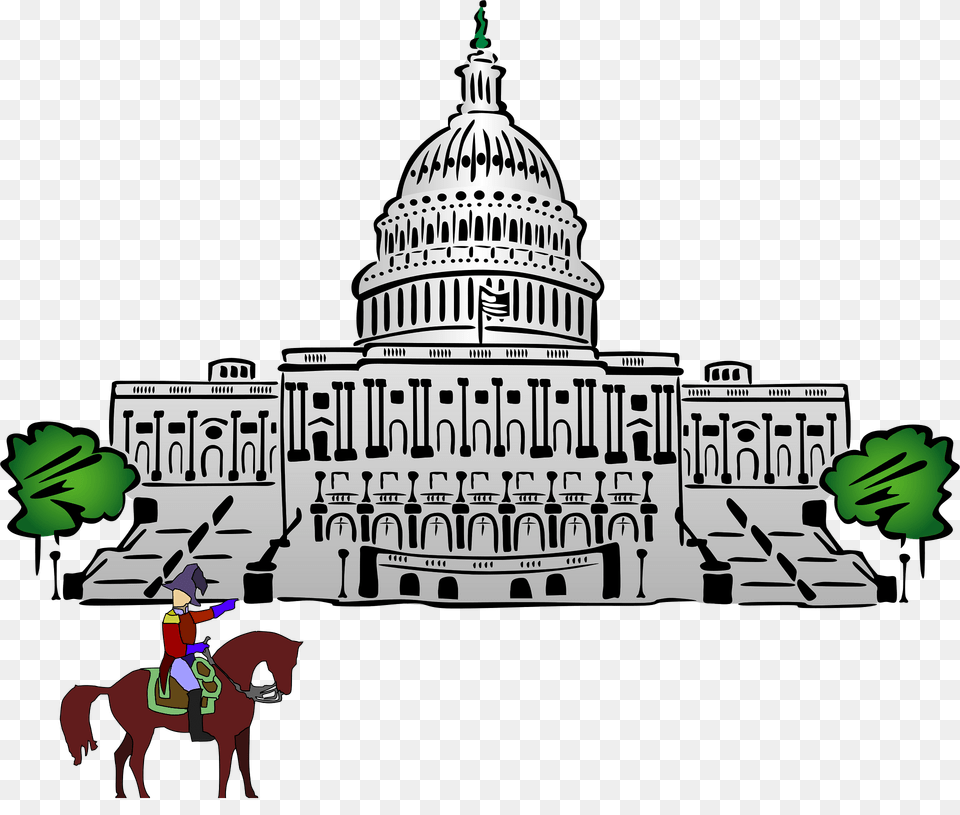 Capitol Clipart, Architecture, Building, Parliament, Person Free Transparent Png