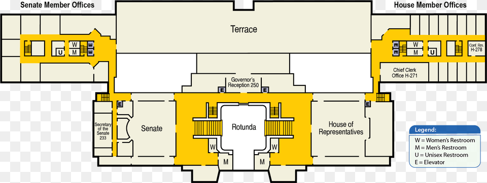 Capitol Second Floor Plan Oregon, Chart, Diagram, Plot, Floor Plan Free Transparent Png