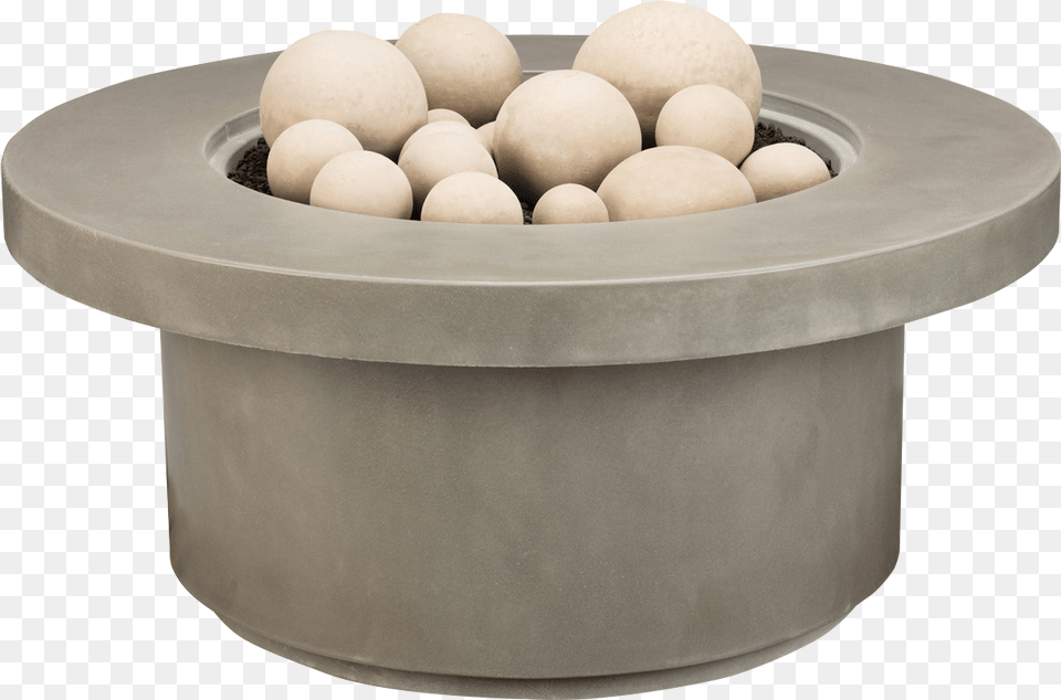 Capped Infinity Precast Concrete Coffee Table, Furniture, Egg, Food Free Png Download