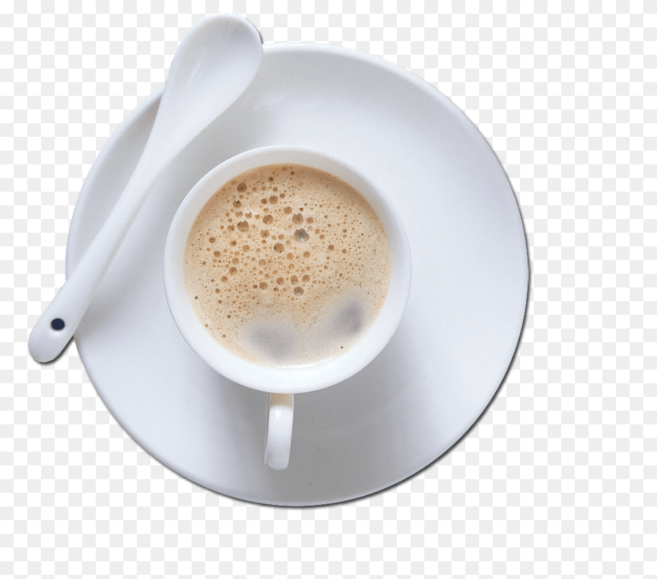 Cappuccino, Spoon, Cup, Cutlery, Beverage Png