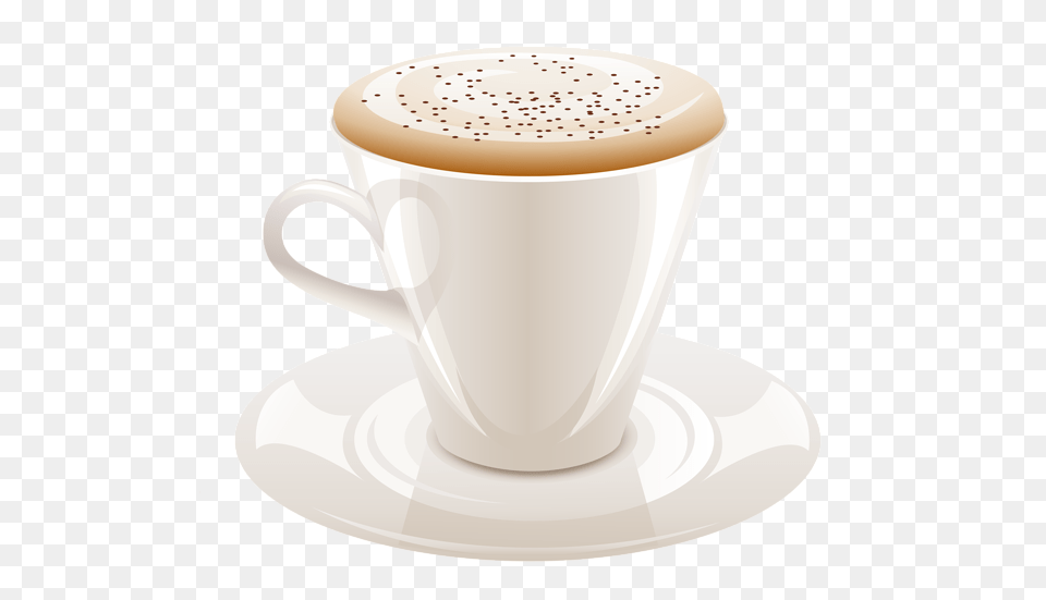 Cappuccino, Cup, Saucer, Beverage, Coffee Free Png Download