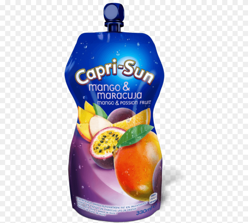 Capri Sonne Mango Maracuja Capri Sun Mango Maracuja, Beverage, Juice, Food, Fruit Free Png Download