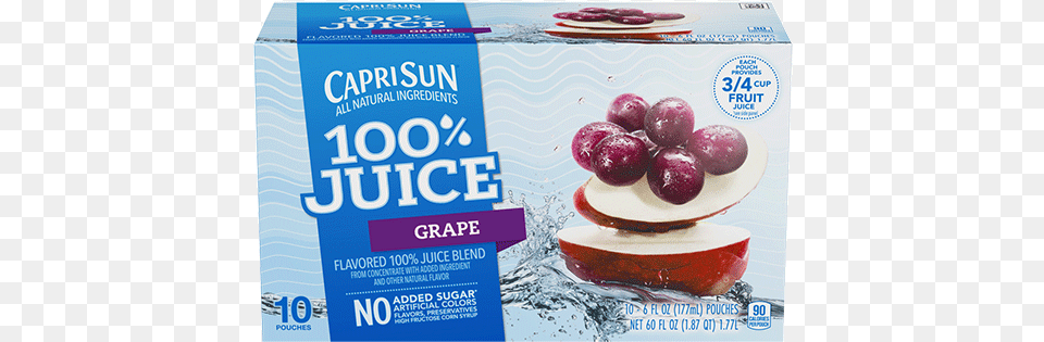 Capri Sun 100 Juice Berry, Advertisement, Poster, Food, Fruit Png Image