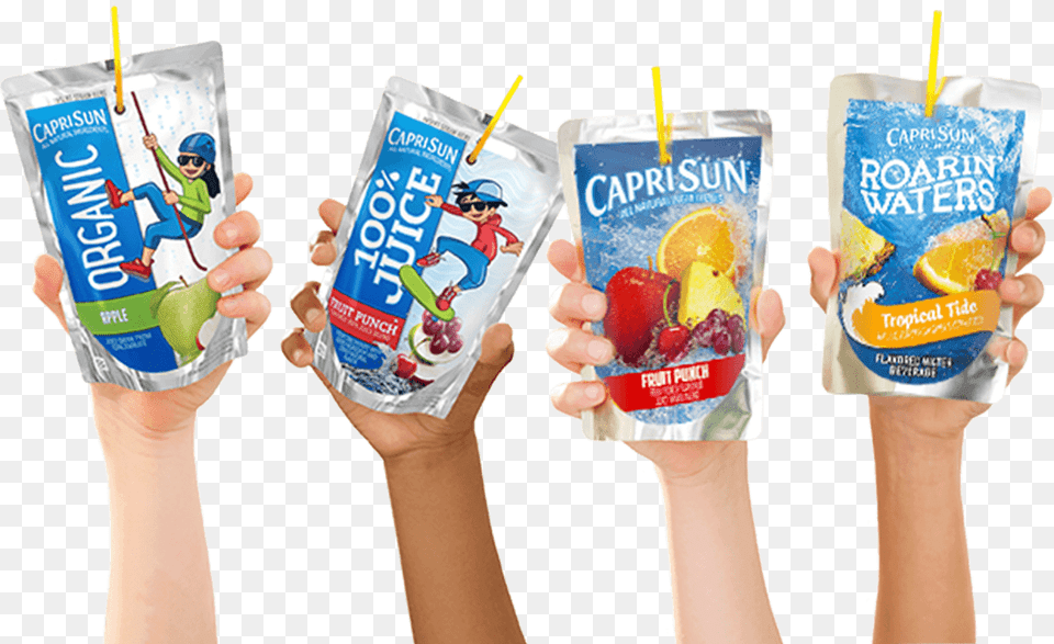 Capri Sun 100 Juice Fruit Punch, Male, Boy, Child, Person Free Png