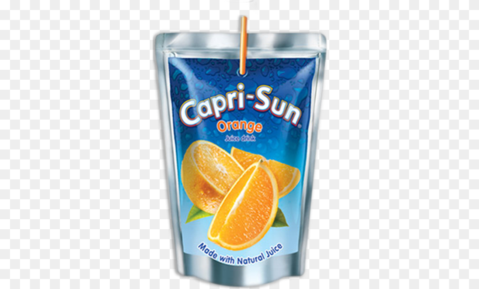 Capri Sun Apple Juice Drink 200ml Capri Sun Transparent Background, Beverage, Citrus Fruit, Food, Fruit Free Png Download