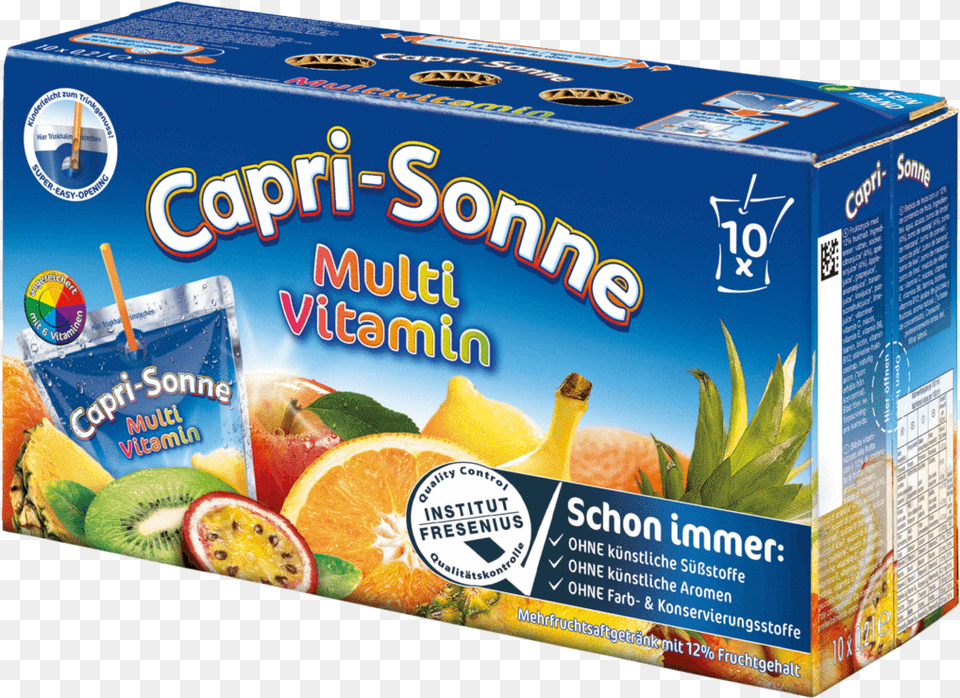 Capri Sun Drink Multivitamin 10 X 200ml Capri Sonne Mystic Dragon, Beverage, Juice, Banana, Produce Free Transparent Png