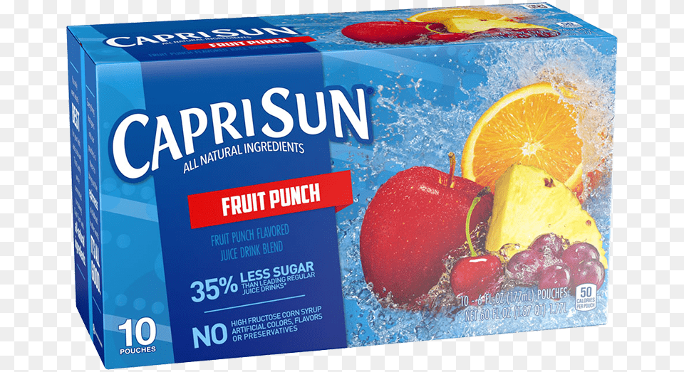 Capri Sun Fruit Punch, Produce, Plant, Orange, Food Free Png