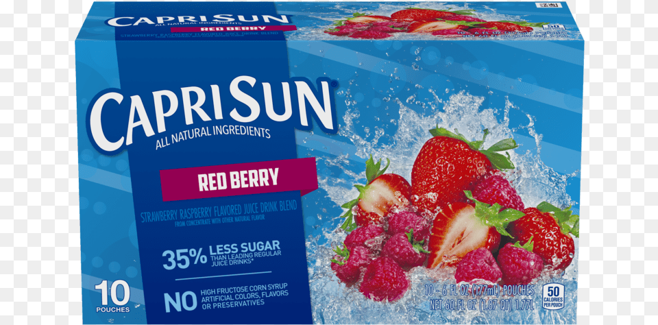 Capri Sun Fruit Punch, Berry, Food, Plant, Produce Free Png Download
