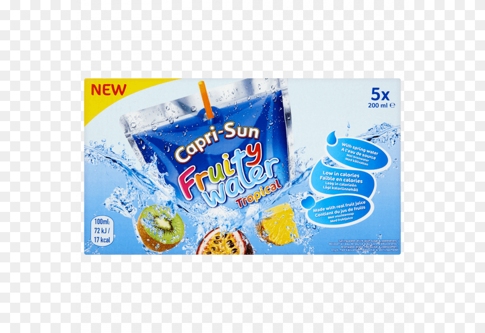Capri Sun Fruity Water, Advertisement, Food, Sweets, Poster Free Png