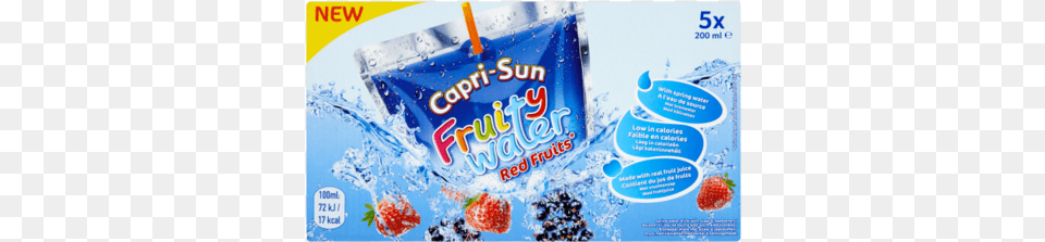Capri Sun Fruity Water Is Available In 10x200ml Multipacks Capri Sun Fruity Water Blackcurrant, Advertisement, Poster Free Png Download