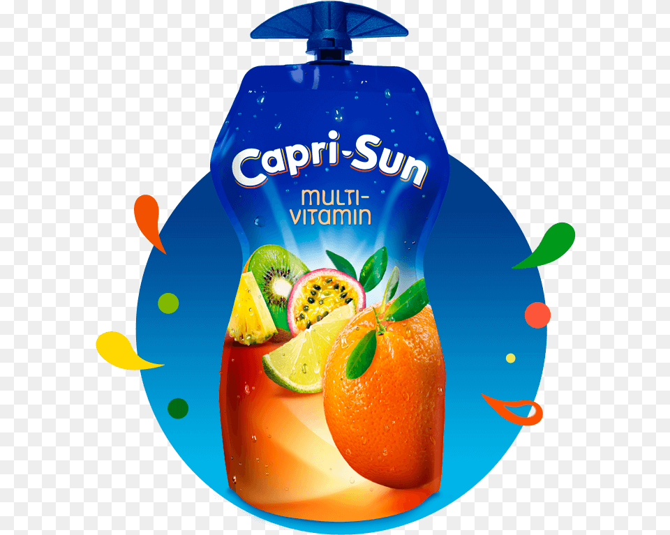 Capri Sun Mango Maracuja, Beverage, Juice, Citrus Fruit, Food Free Transparent Png