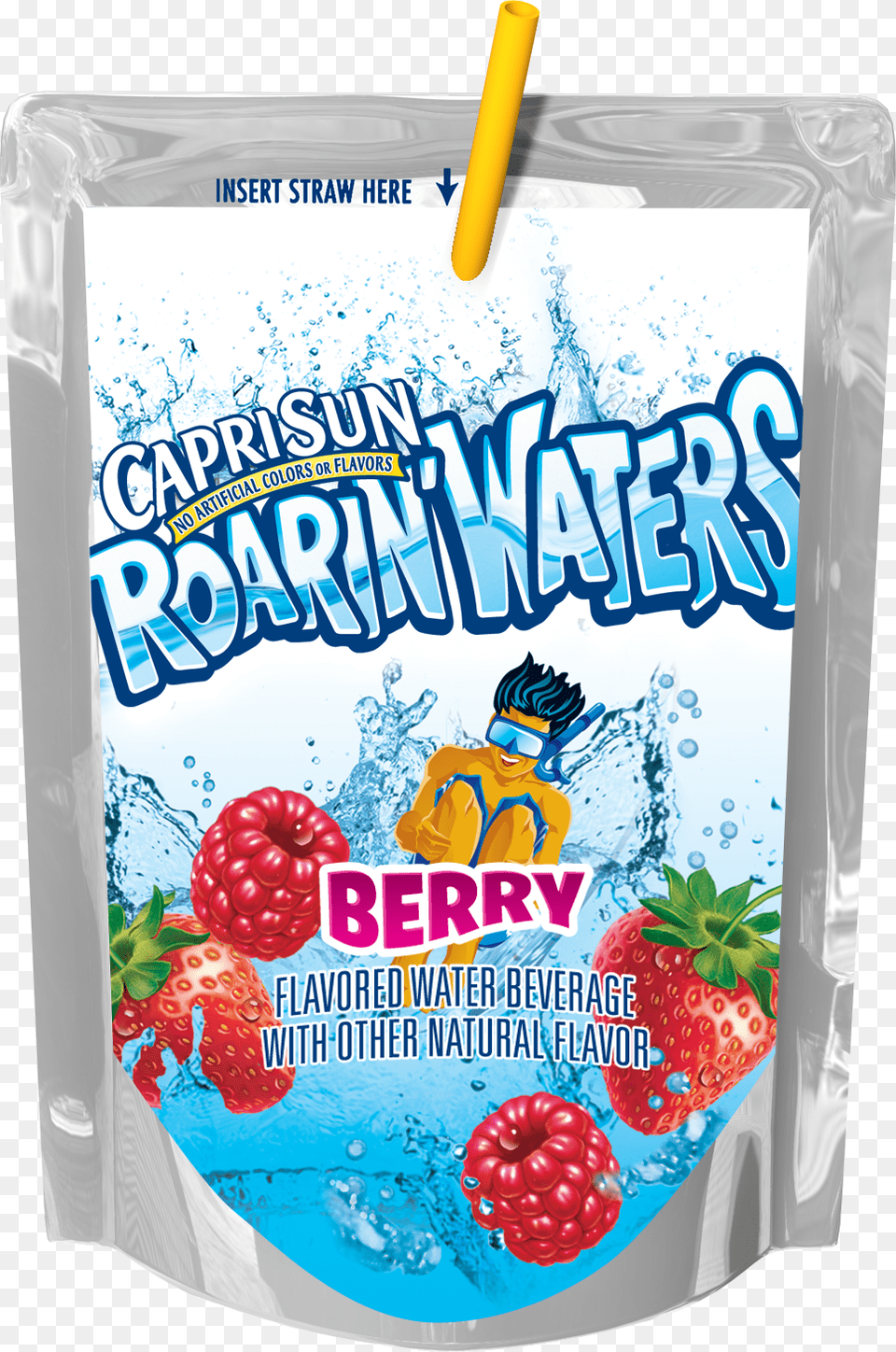 Capri Sun Roarin Waters Berry, Food, Fruit, Plant, Produce Free Transparent Png