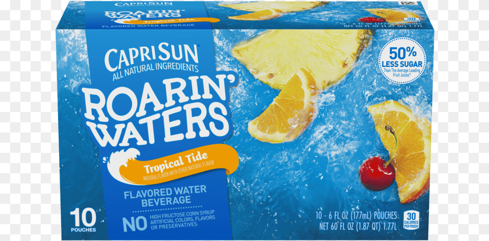 Capri Sun Roarin Waters Tropical Tide, Citrus Fruit, Food, Fruit, Orange Free Png