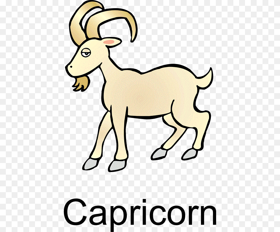 Capricorn Cartoon, Livestock, Animal, Goat, Mammal Free Transparent Png