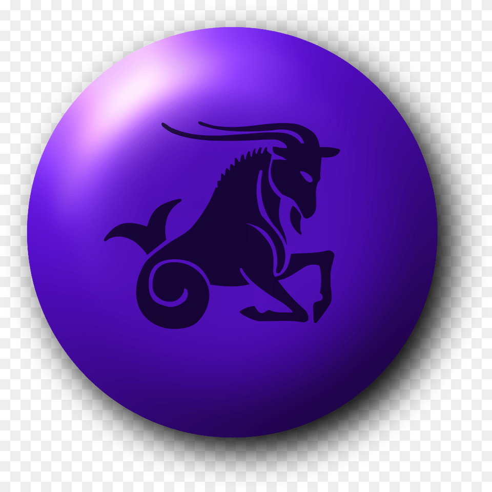 Capricorn Drawing Capricorn Sign Clipart Transparent, Sphere, Purple, Astronomy, Moon Png