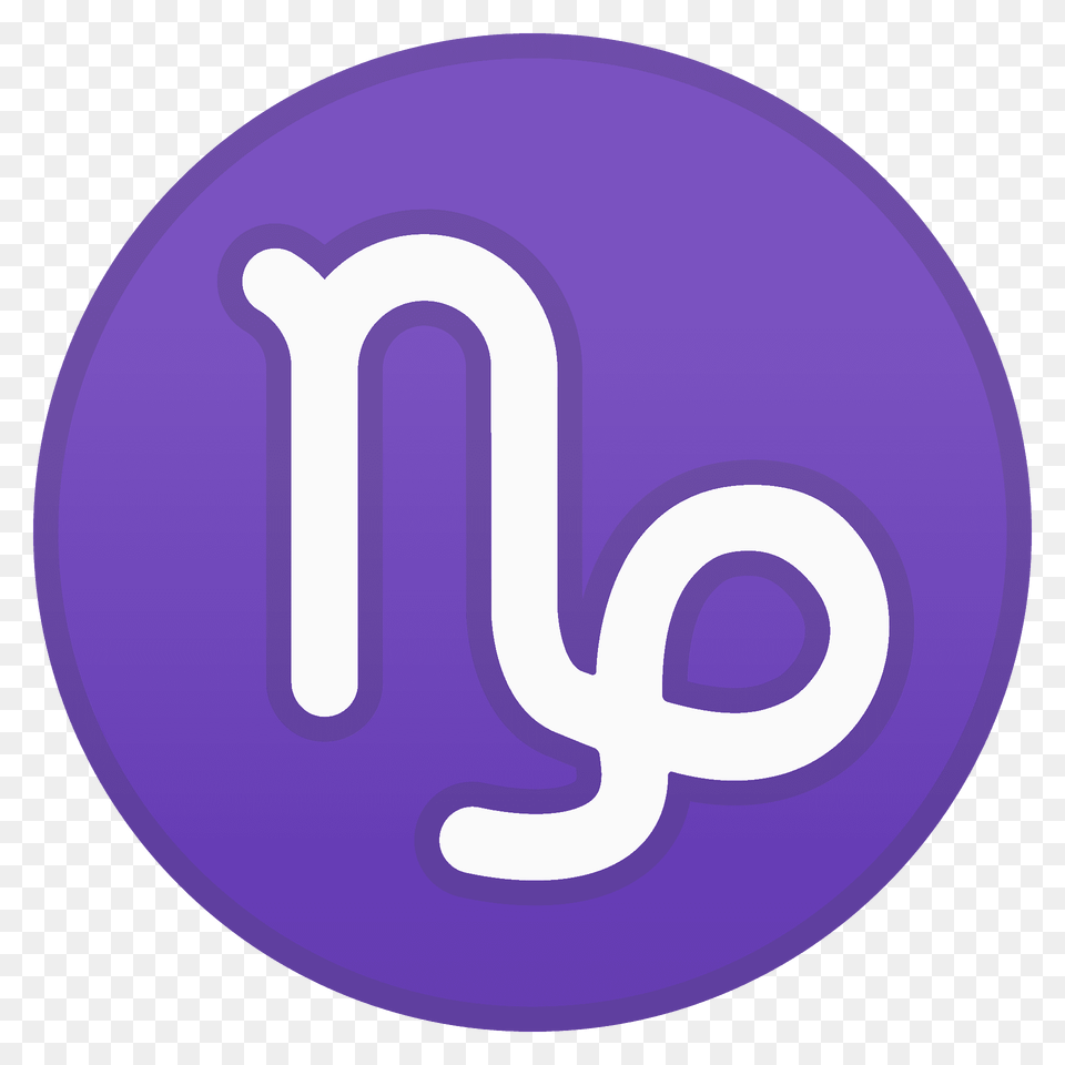 Capricorn Emoji Clipart, Symbol, Text, Number, Logo Png Image