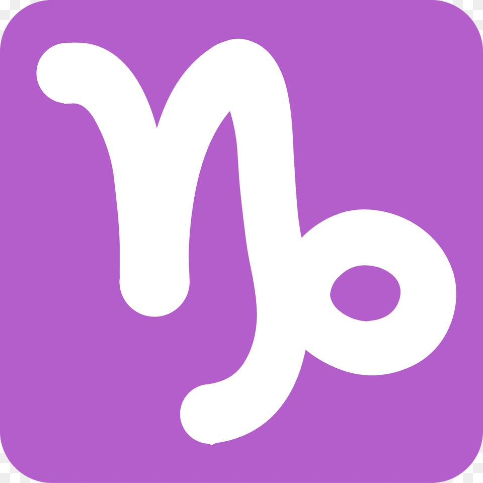 Capricorn Emoji Clipart, Text, Symbol, Number Free Png