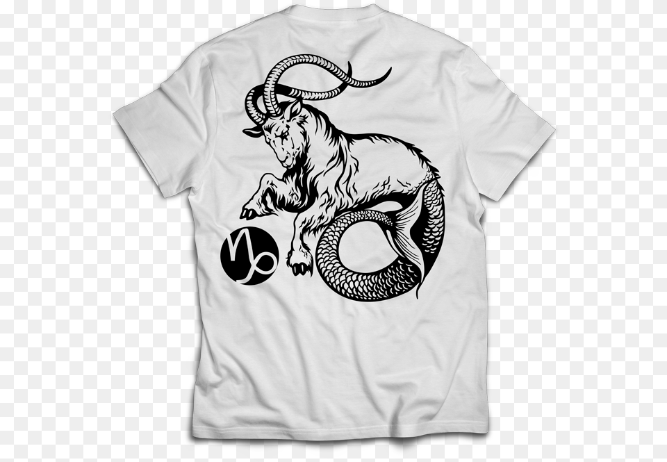 Capricorn Goat Symbol Tattoo Download Capricorn Goat, Clothing, T-shirt Free Png