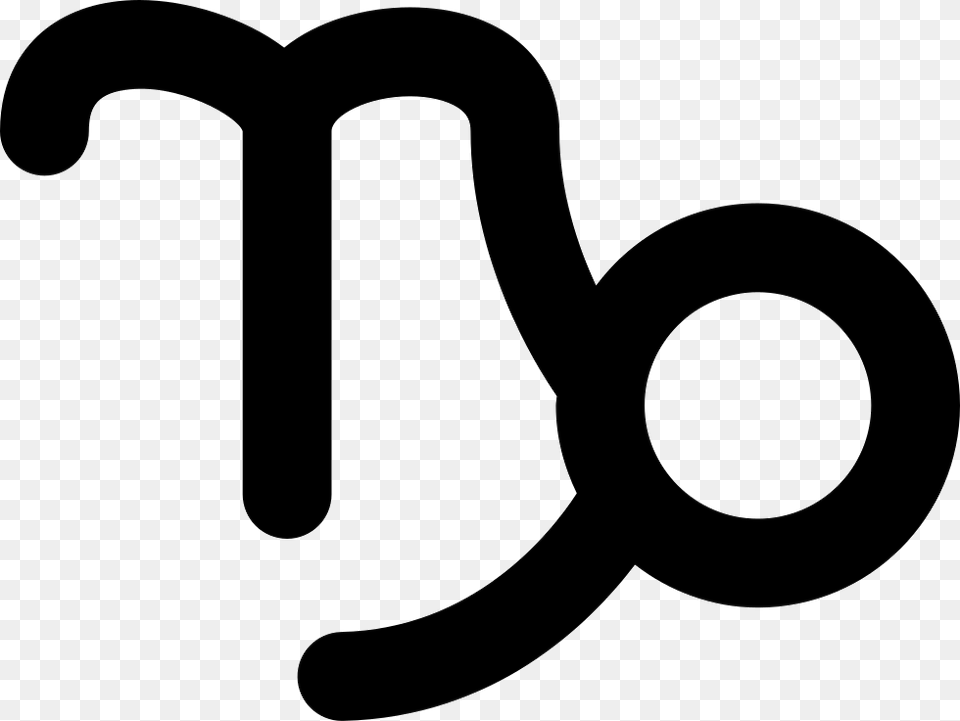 Capricorn Sign Simbolo Do Signo Capricornio, Symbol, Stencil, Smoke Pipe, Text Free Transparent Png