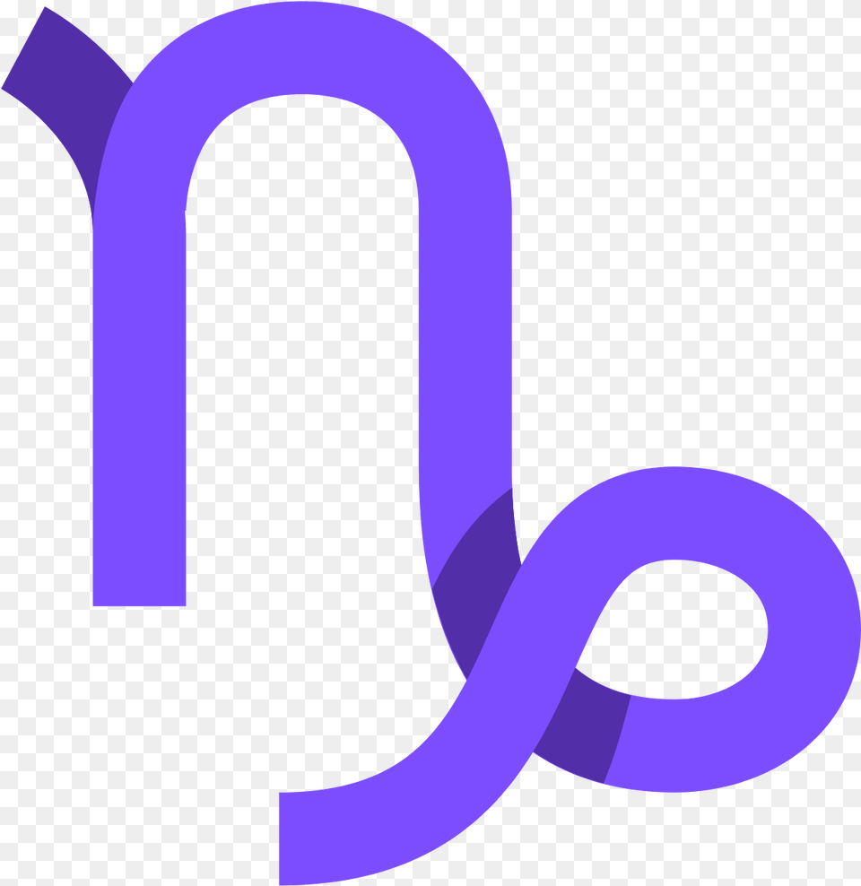Capricorn Symbol Text Graphic Design, Number Free Transparent Png