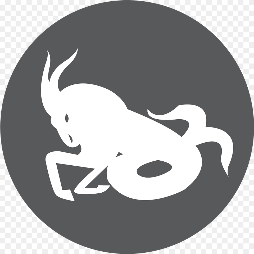 Capricorn The Sea Goat Myths And Legends Revealed Twitter Icon Aesthetic Black, Stencil Free Png Download