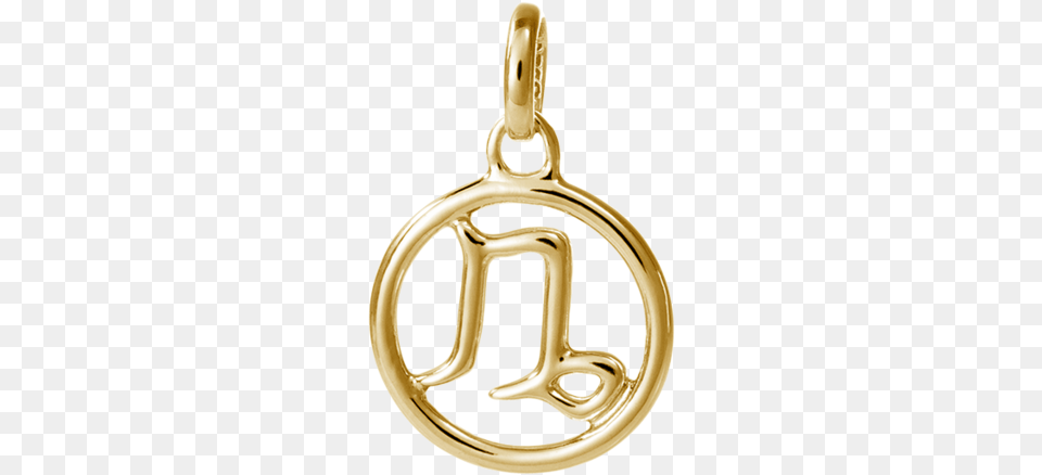 Capricorn Zodiac Image Locket, Accessories, Gold, Bathroom, Indoors Free Png Download