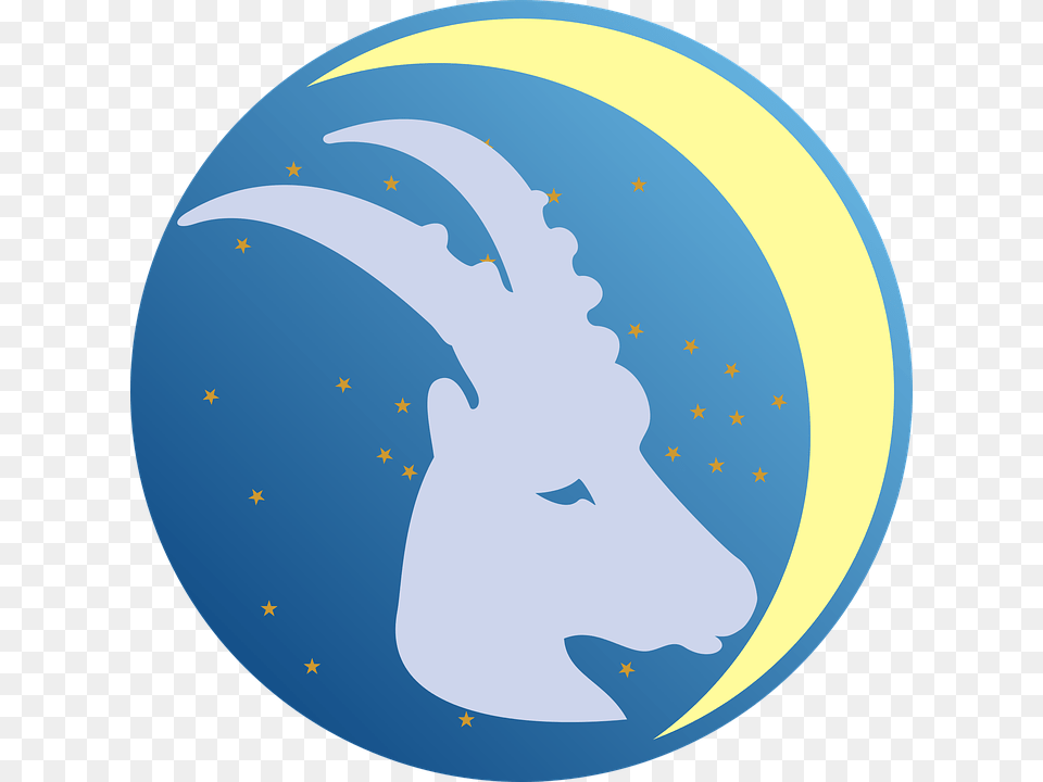 Capricorn Zodiac Sign Zodiac Moon Star Symbol Signo Capricrnio, Baby, Person, Astronomy, Outer Space Png