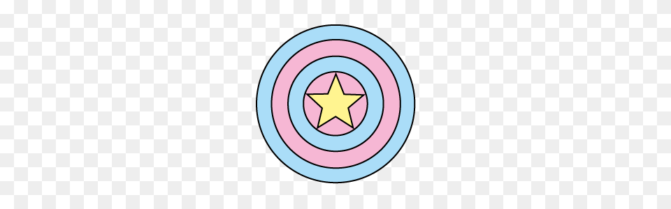 Caps Shield, Star Symbol, Symbol Free Png