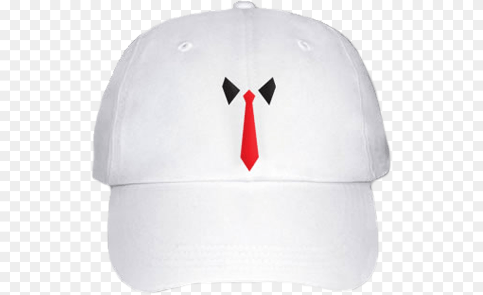 Caps White Red Tie Baseball Cap, Baseball Cap, Clothing, Hat, Hardhat Free Transparent Png