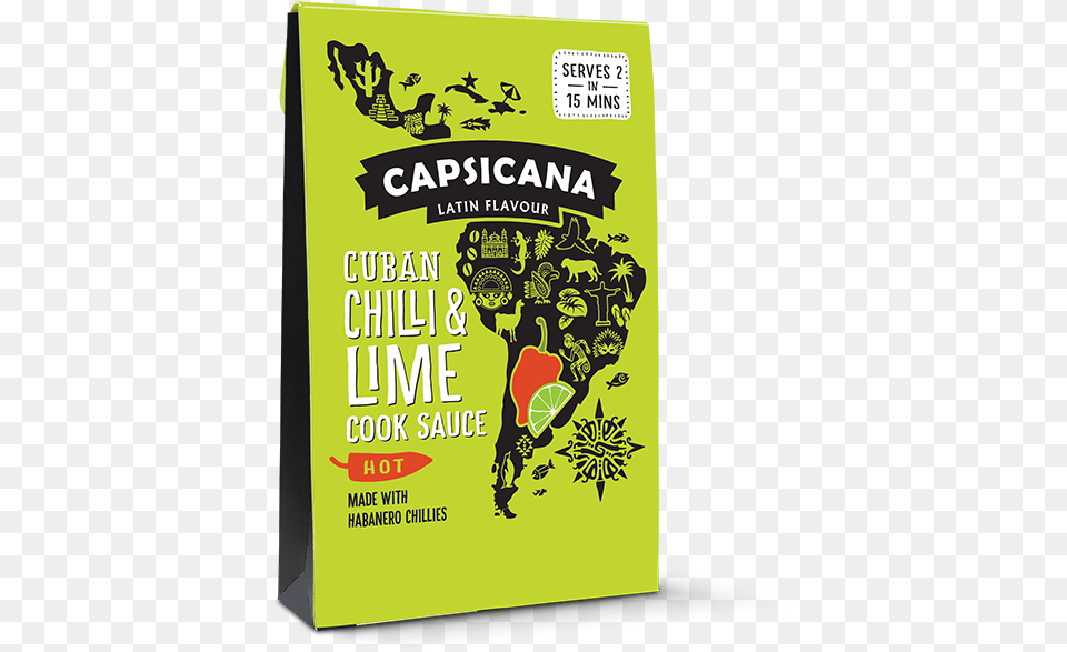 Capsican Chilli And Lime Cook Sauce Capsicana Sauces, Advertisement, Poster, Food, Fruit Free Png