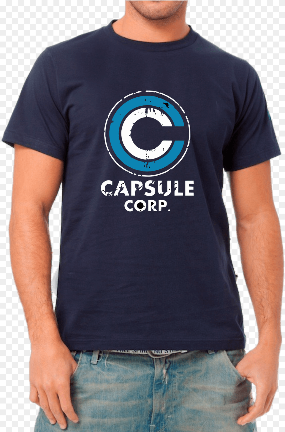 Capsule Corp Chico Womens Capsule Corp Unisex T Shirt Navy Blue Womens, Clothing, Jeans, Pants, T-shirt Png