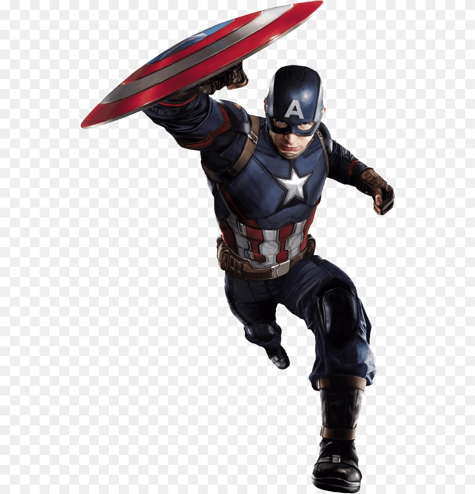 Captain America, Adult, Person, Man, Male Free Png Download