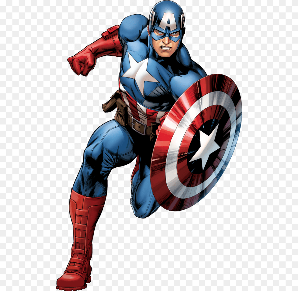 Captain America, Glove, Clothing, Armor, Man Png Image
