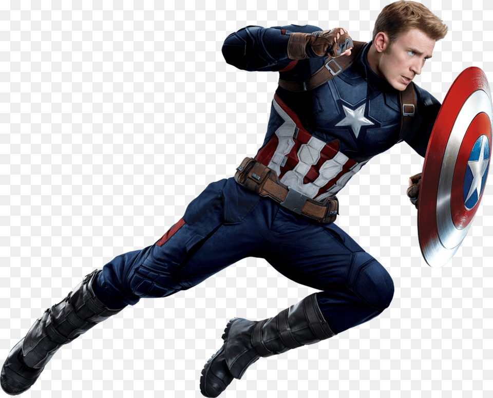 Captain America, Teen, Person, Male, Boy Free Png Download
