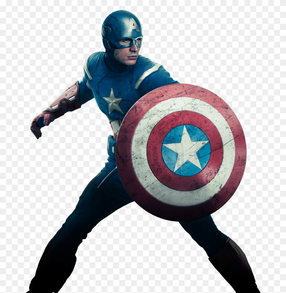 Captain America, Armor, Adult, Male, Man Free Png Download