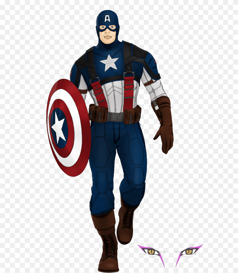 Captain America, Person, Clothing, Costume, Man Png