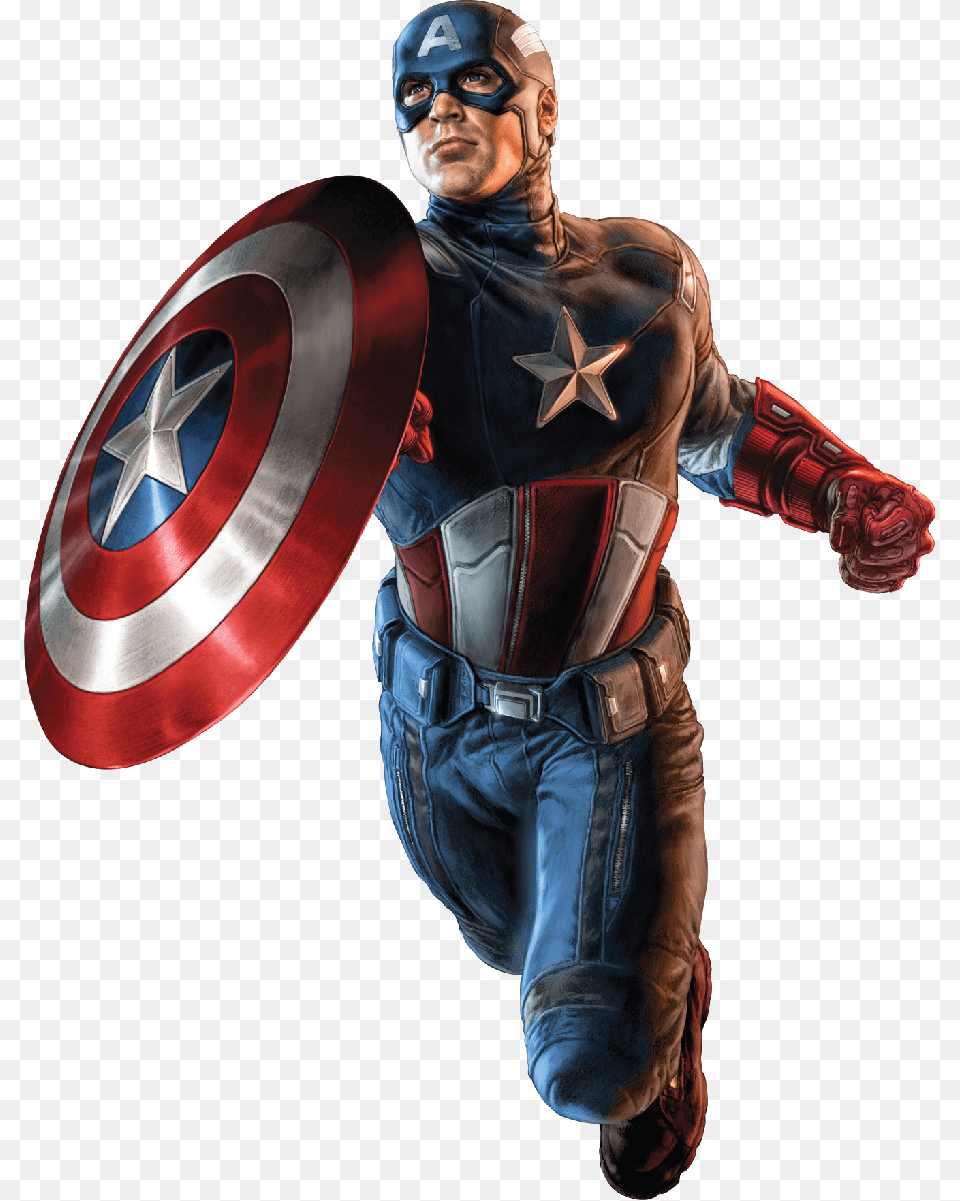 Captain America, Armor, Person, Clothing, Costume Free Png Download